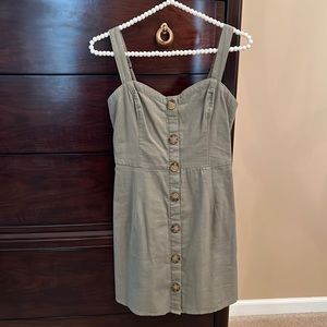 ABERCROMBIE & FITCH FAUX BUTTON FRONT SUNDRESS.  SMALL PETITE. WORN ONCE.